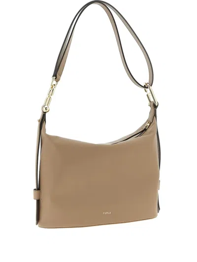 Furla Nuvola Zip-top Tote Bag In Neutral