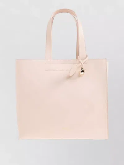 Furla Nylon And Silk Tote Bag Top Handles