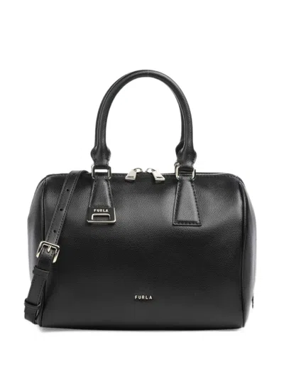 Furla Olivia Boston M Tote Bag In Black