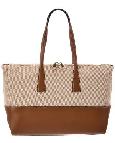 Furla Olivia Large Tote In Brown