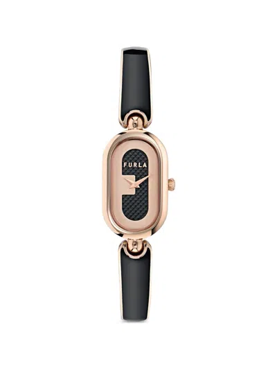 Furla Ooh 16mm Watch In Black