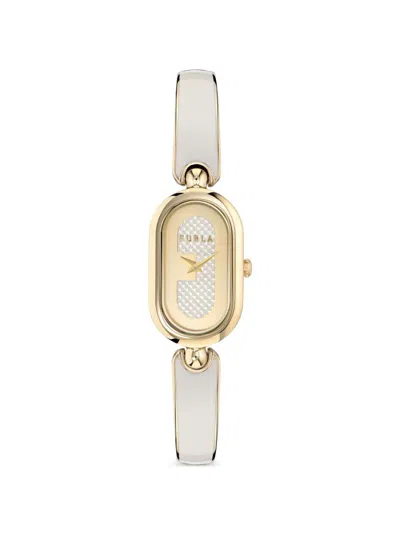 Furla Ooh 19mm Watch In Gold