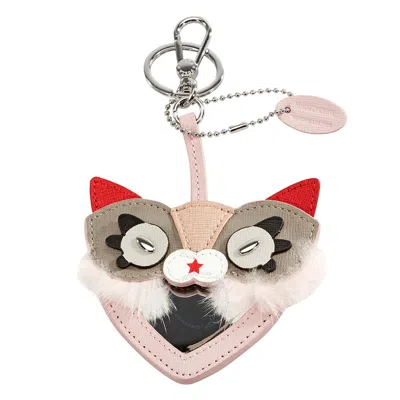 Furla Open Box -  Ginger Cat Key Chain In Pink