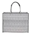 FURLA OPPORTUNITY L BLACK AND WHITE IN JACQUARD FABRIC