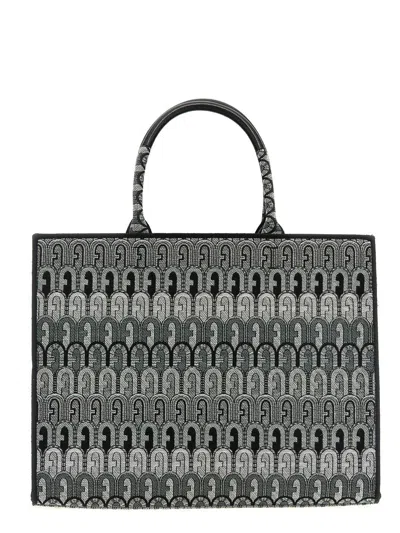 Furla 'opportunity L' Shopping Bag In Gray