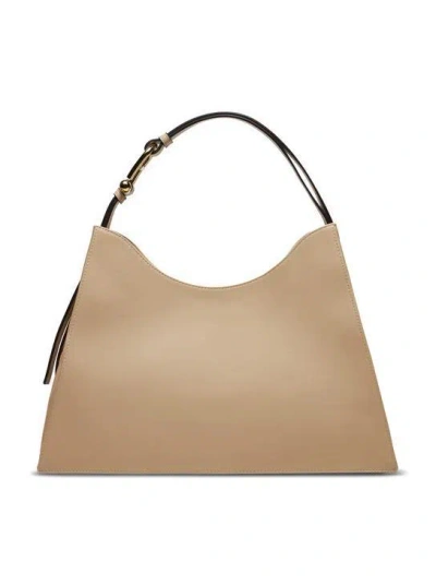 Furla Nuvola Shoulder Bag In Beige