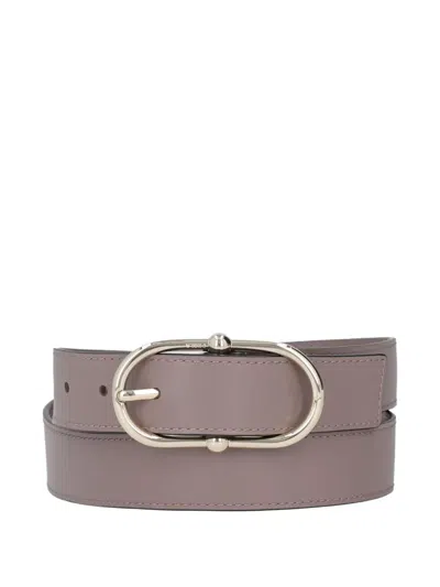 Furla Gürtel Mit Ovaler Schnalle In Gray