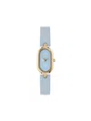 Furla Oval Case Watch In Blue