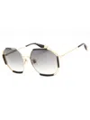 Furla Round-frame Sunglasses In Gold