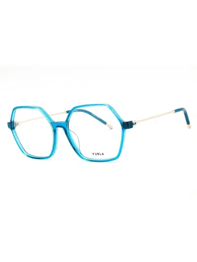 Furla Oversized Women's Eyeglasses In Blue