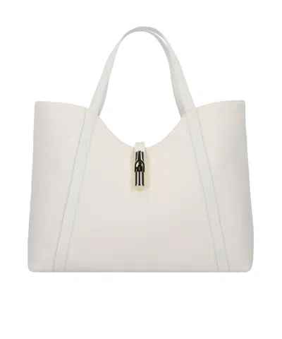 Furla Pendant Shoulder Bag In White