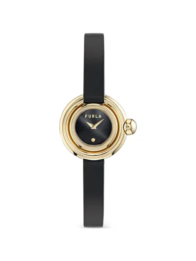 Furla Piercing 27mm Watch In Black