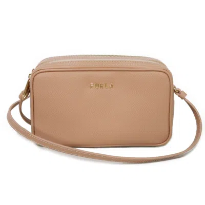 Pre-owned Furla Pink Leather Shoulder Bag ()