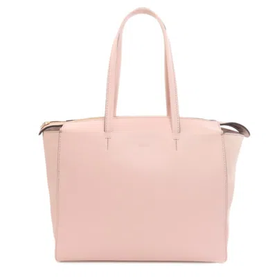 Pre-owned Furla Pink Leather Tote Bag ()