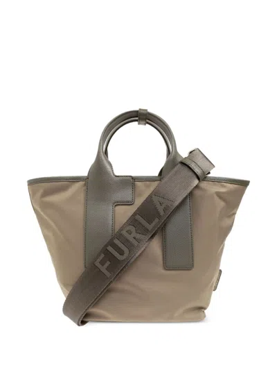 Furla Piuma Color Block Recycled Nylon Bag