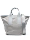 Furla Piuma M Tote Nylon Handbag Ash Color In Gray
