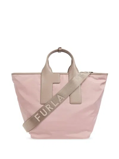 Furla Piuma L Tote Bags In 3178s Ballerina I+alba+greige