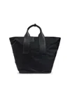 Furla Piuma L Tote Bags In 3180s Nero+vetiver