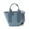 Furla Piuma Nylon Leather 2way Tote Bag In Blue