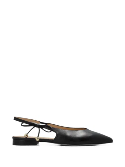Furla Poppy Slingback Ballet Flats In Black