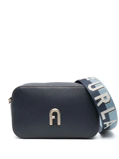 Furla Primula Leather Cross Body Bag In Blue