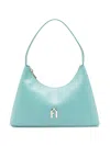 Furla Primula Leather Shoulder Bag In Blue
