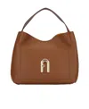 Furla Logo Top-handle Bucket Bag In Brown