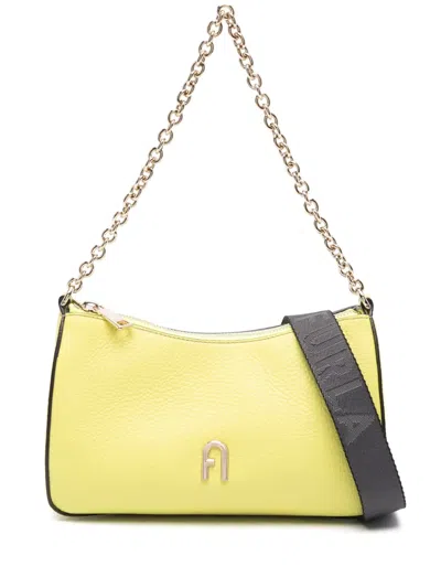 Furla Primula Shoulder Bag In Yellow