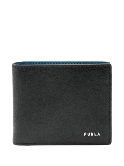 Furla Project Leather Wallet In Black