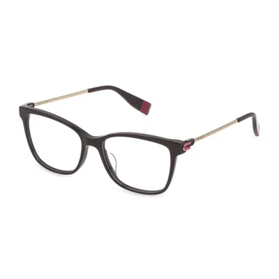 Furla Purple Plastic Frames In Burgundy