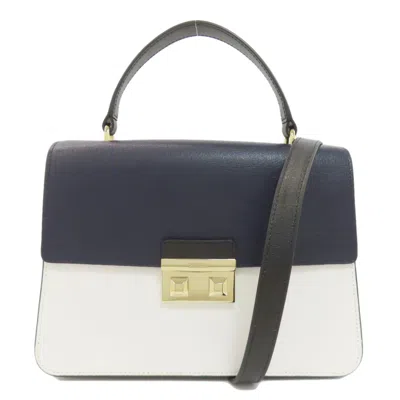 Pre-owned Furla Pvc Handbag () In Blue