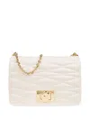 Furla Quilted Tote Bag In Neutrals