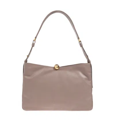 Furla Rectangular Shoulder Bag In Nude