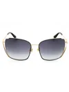 Furla Rectangular Women's Mini Sunglasses In Transparent