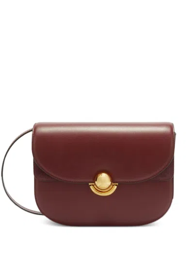 Furla Red Foldover Top Shoulder Bag