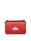 FURLA RED LEATHER BAG