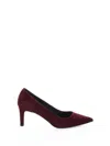 Furla Ribes Suede Décolleté In Brown