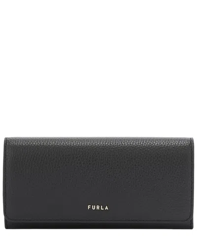 Furla Ritzy Leather Bifold Wallet In Brown