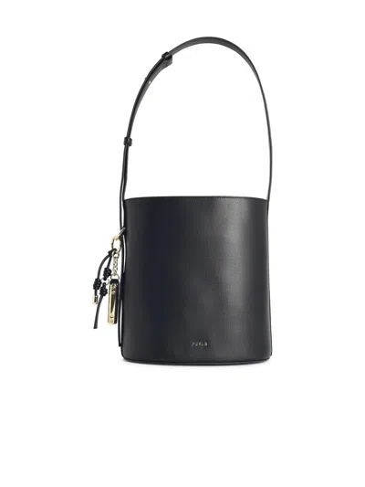 Furla Roxie' Bucket Bag In Black