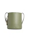 Furla Roxie' Bucket Bag In Green Lear In Green