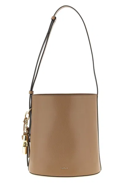 Furla 'roxie' Small Bucket Bag In Brown