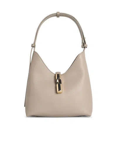 Furla S 'goccia' Shoulder Bag In Linen Color Lear In Neutral