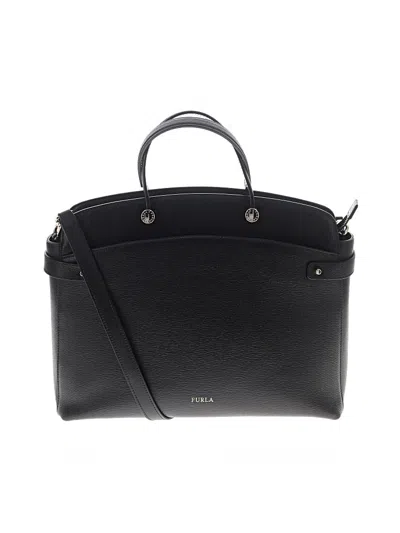 Pre-owned Furla Satchel In Black