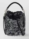 Furla Sequin Top Handle Bucket Bag