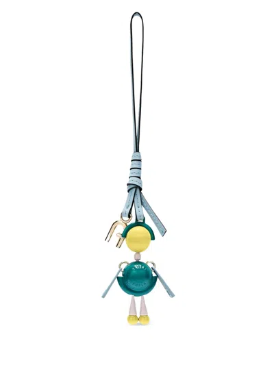 Furla Sfera Bag Charm In Green