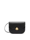 Furla Sfera Black Smooth Leather Shoulder Bag In Black