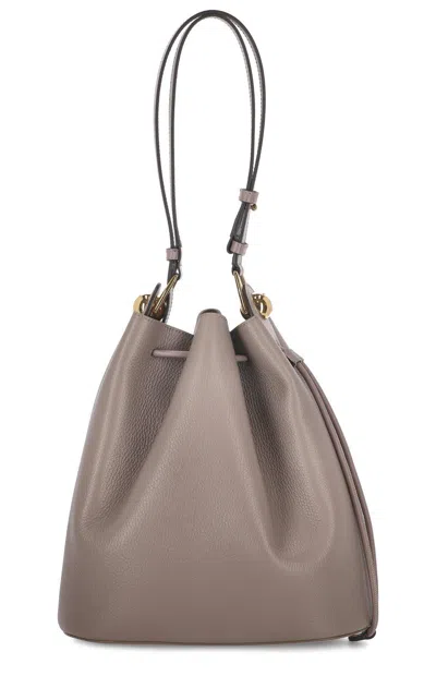 Furla Sfera Bucket Bag In Gray
