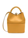 Furla Mini Sfera Leather Bucket Bag