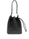 Furla Sfera Small Bucket Bag And Shoulder Bag In Black