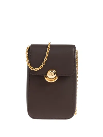 Furla Sfera Chain-strap Cross Body Bag In Brown